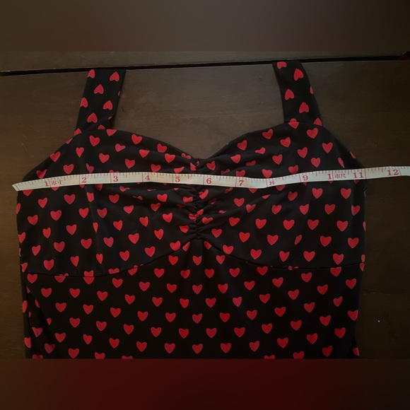 ModCloth Folter Sweetheart Halter / Valentine Hearts Dress / Size M / EU… - Picture 14 of 16
